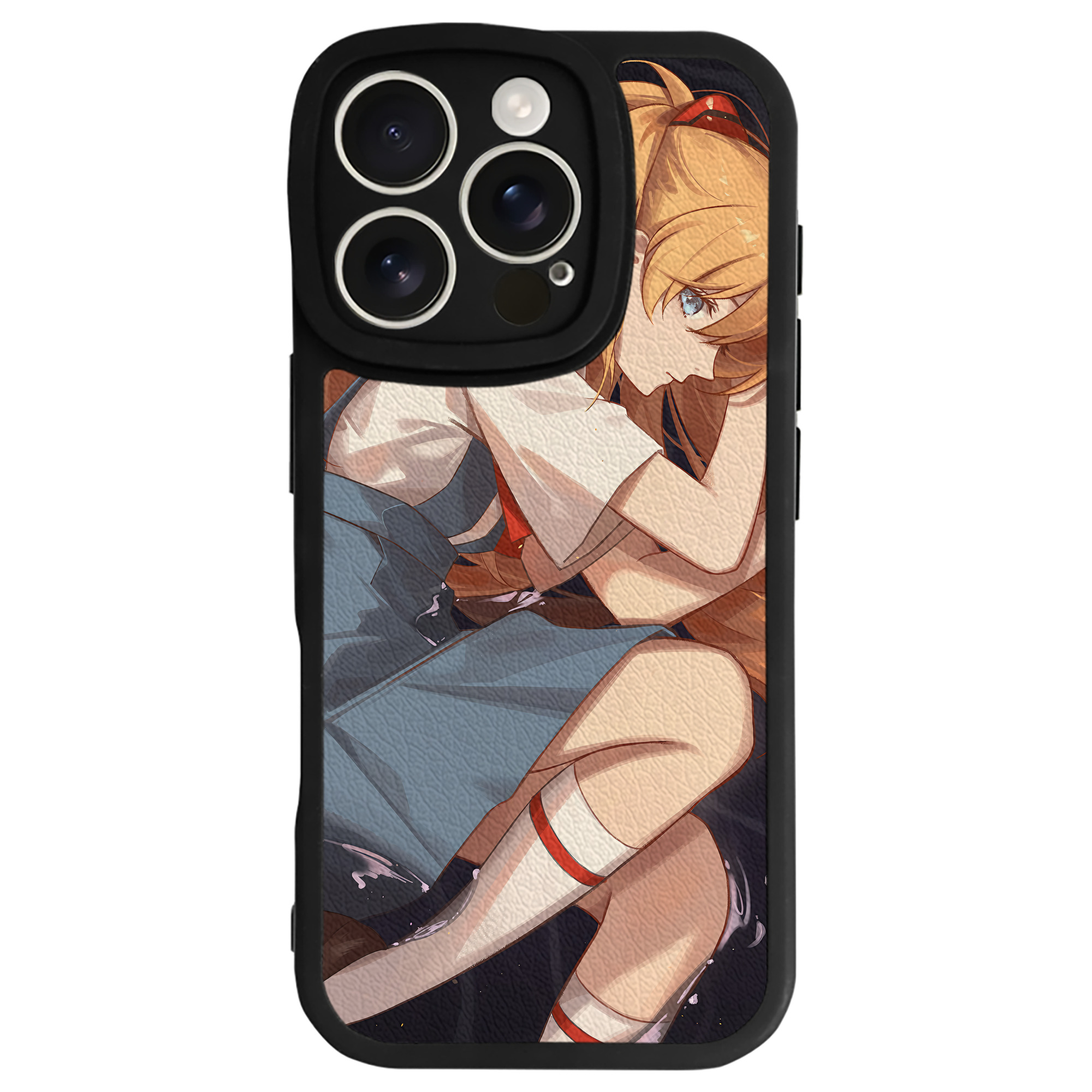 （画像用） EVA 新世紀エヴァンゲリオン 【iPhone 16シリーズ対応】シリコンスマホケース（レザー調） 材質：シリコン